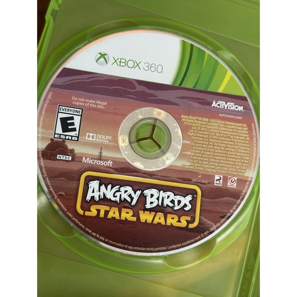 Xbox 360 Microsoft Angry Birds Star Wars Disc Only 2009-2013